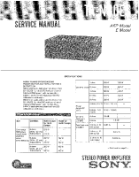 Sony TA-N80ES - Service Manual 